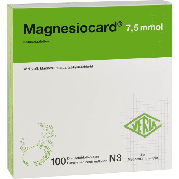 MAGNESIOCARD 7,5 mmol Brausetabletten