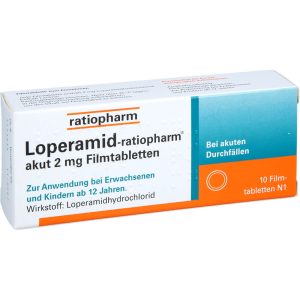 LOPERAMID-ratiopharm akut 2 mg Filmtabletten