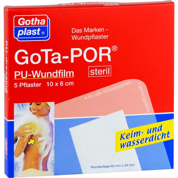 GOTA-POR PU Wundfilm 10 x 6 cm steril Pflaster