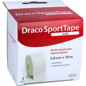 DRACOTAPEVERBAND 3,8 cm x 10 m weiß