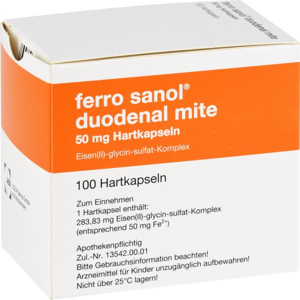 FERRO SANOL duo mite 50 mg Hartkapseln magensaftresistent