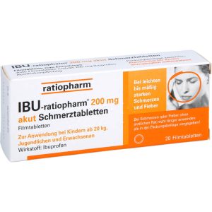 IBU-RATIOPHARM 200 mg akut Schmerztabletten