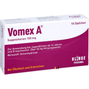 VOMEX A 150 mg Zäpfchen