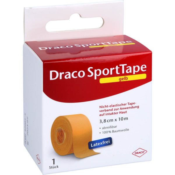 DRACOTAPEVERBAND 3,8 cm x 10 m gelb