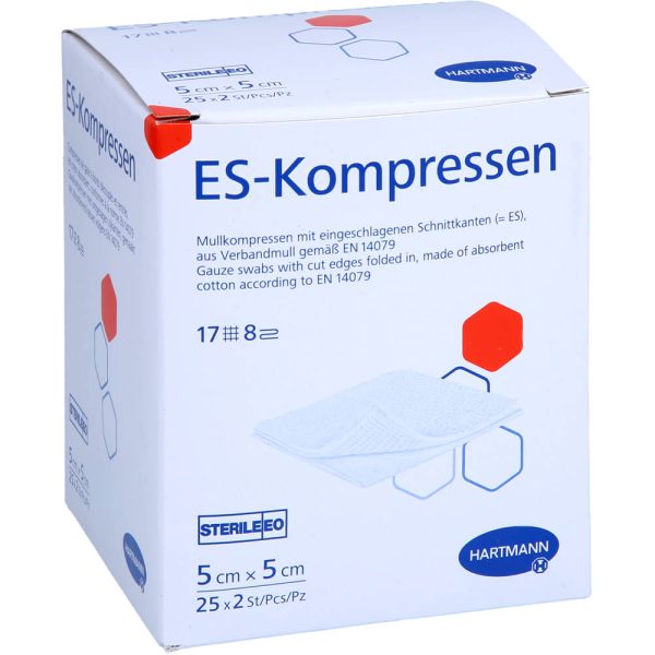 ES-KOMPRESSEN steril 5 x 5 cm 8 fach