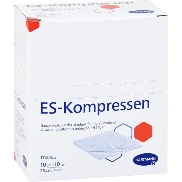 ES-KOMPRESSEN steril 10 x 10 cm 8 fach