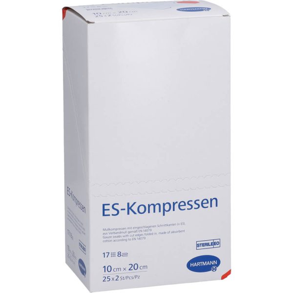 ES-KOMPRESSEN steril 10 x 20 cm 8 fach