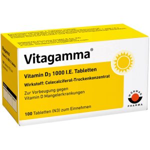 VITAGAMMA Vitamin D3 1.000 I.E. Tabletten