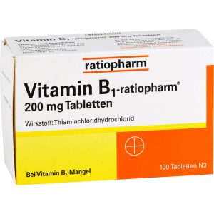 VITAMIN B1-ratiopharm 200 mg Tabletten