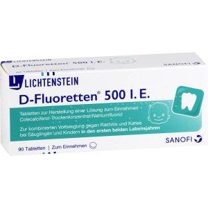 D FLUORETTEN 500 Tabletten