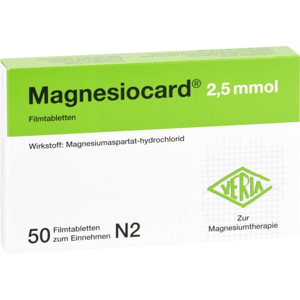 MAGNESIOCARD 2,5 mmol Filmtabletten