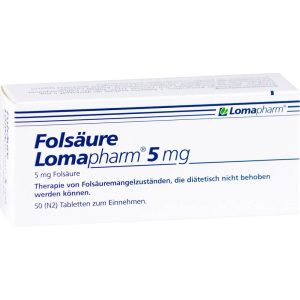 FOLSÄURE LOMAPHARM 5 mg Tabletten