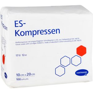 ES-KOMPRESSEN unsteril 10 x 20 cm 12 fach