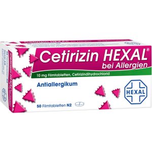 CETIRIZIN HEXAL Filmtabletten bei Allergien