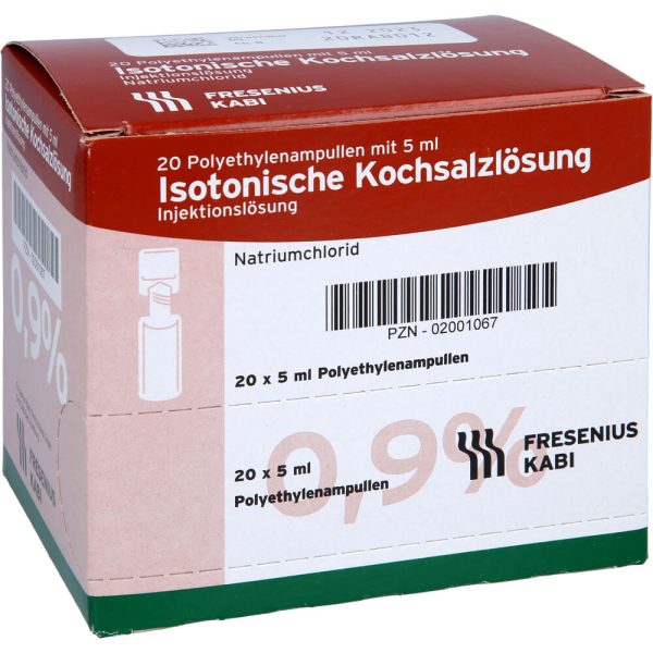 ISOTONISCHE Kochsalzlösung 0,9% Plastikampullen