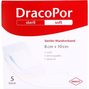 DRACOPOR Wundverband 8 x 10 cm steril