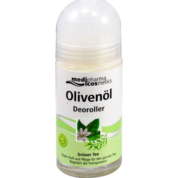 OLIVENÖL Deoroller grüner Tee