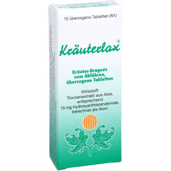 KRÄUTERLAX Dr.Henk 15 mg Kräuterdragegen zum Abführen