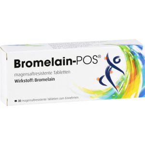 BROMELAIN POS magensaftresistente Tabletten