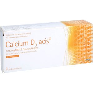 CALCIUM D3 acis 1000 mg/880 I.E. Brausetabletten