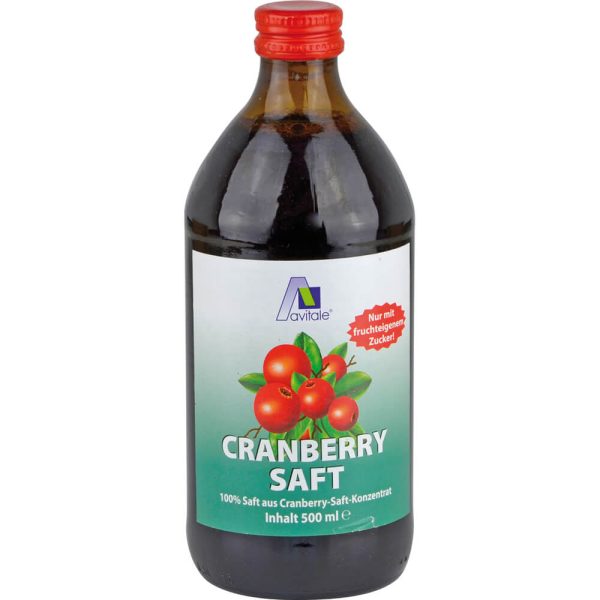 CRANBERRY SAFT 100% Frucht