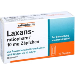 LAXANS-ratiopharm 10 mg Zäpfchen