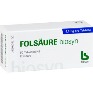 FOLSÄURE 5 mg Tabletten