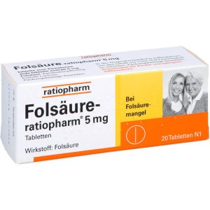 FOLSÄURE-RATIOPHARM 5 mg Tabletten