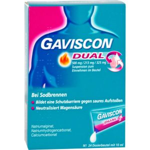 GAVISCON Dual 500mg/213mg/325mg Suspension im Beutel