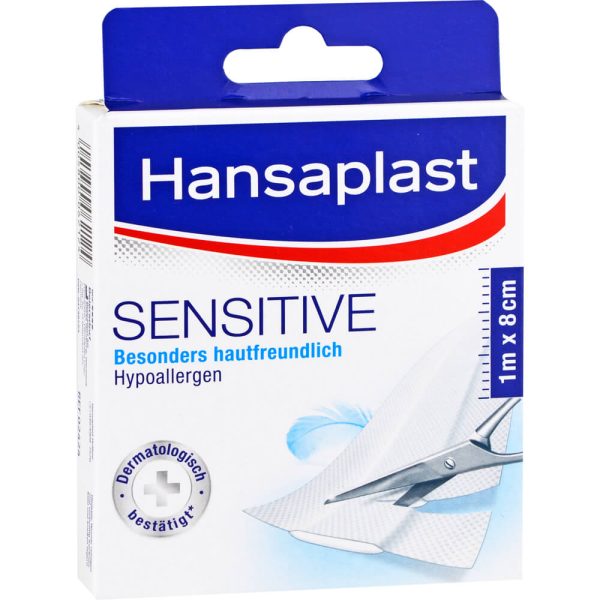 HANSAPLAST Sensitive Pflaster 8 cm x 1 m