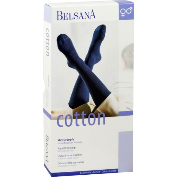 BELSANA Cotton Stütz-Kniestrumpf AD Größe 1 marine