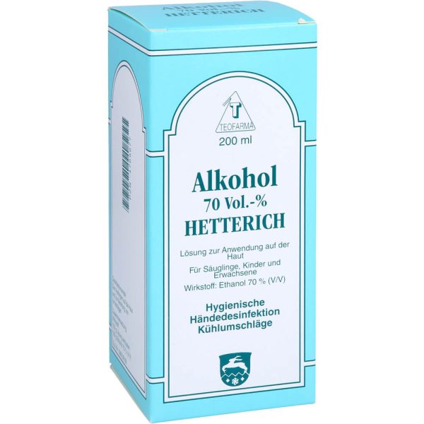 ALKOHOL 70% V/V Hetterich