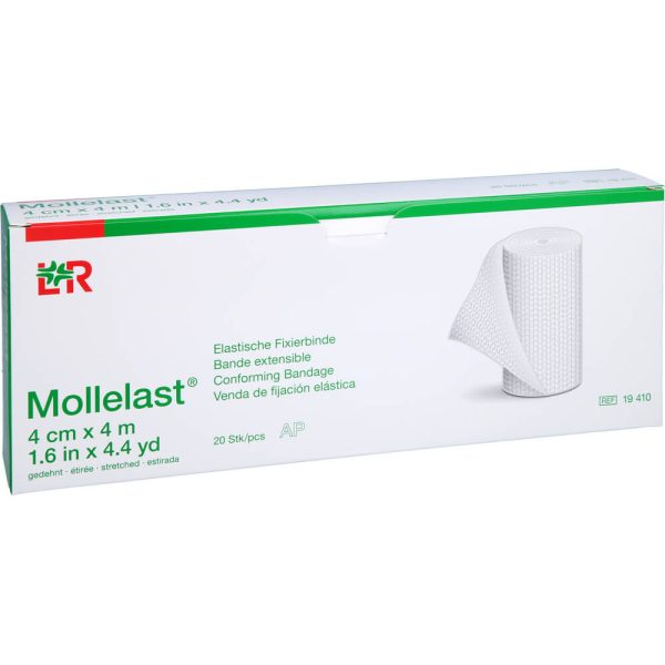 MOLLELAST Binden 4 cm x 4 m weiß