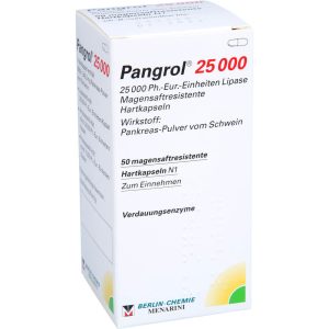 PANGROL 25.000 Hartkapseln mit magensaftresistent überzur Pellets