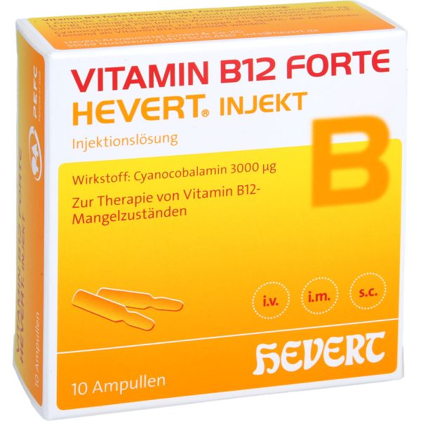 VITAMIN B12 HEVERT forte Injekt Ampullen