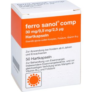 FERRO SANOL complex  Hartkapseln mit msr.überzur Pellets