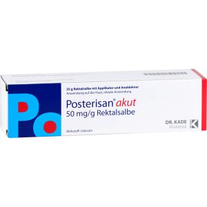 POSTERISAN Akut Salbe mit Analdehner