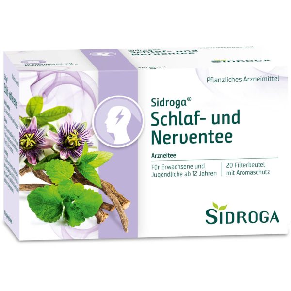 SIDROGA Schlaf- und Nerventee Filterbeutel