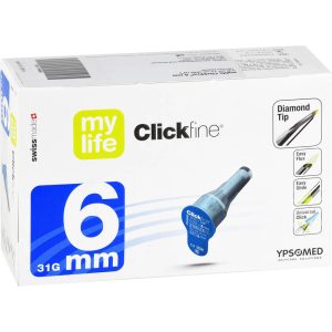 MYLIFE Clickfine Pen-Nadeln 6 mm 31 G