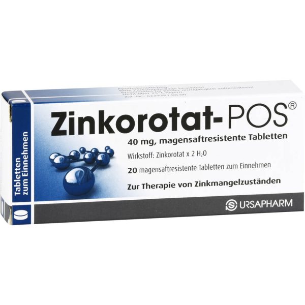 ZINKOROTAT POS magensaftresistente Tabletten