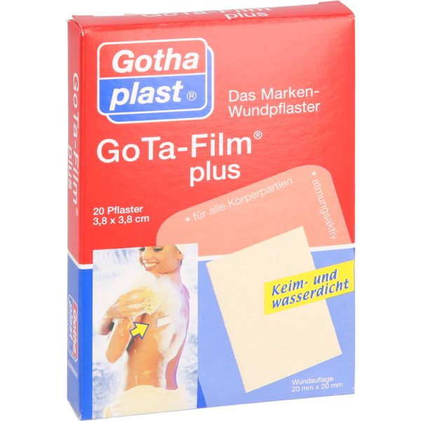 GOTA FILM plus 3,8x3,8 cm Pflaster