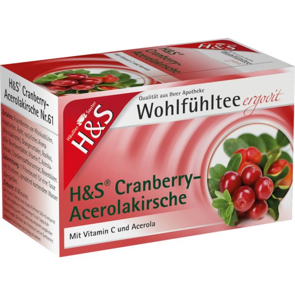 H&S Cranberry Acerolakirsche Filterbeutel