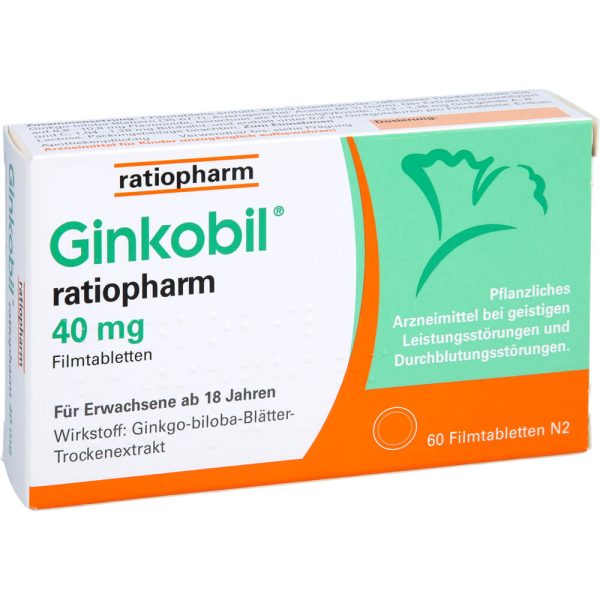 GINKOBIL-ratiopharm 40 mg Filmtabletten