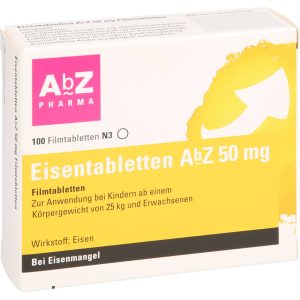 EISENTABLETTEN AbZ 50 mg Filmtabletten