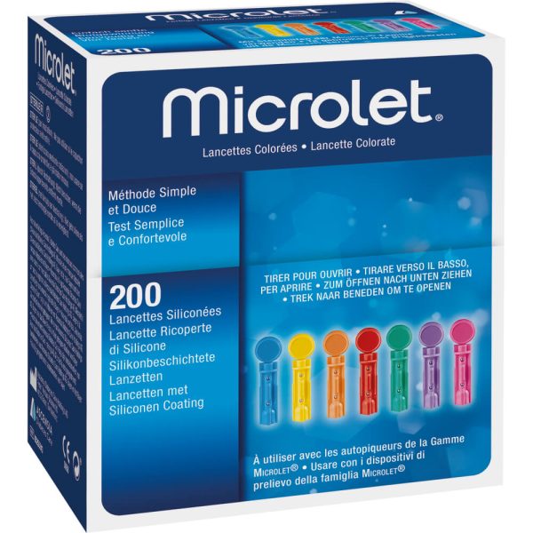 MICROLET Lanzetten farbig