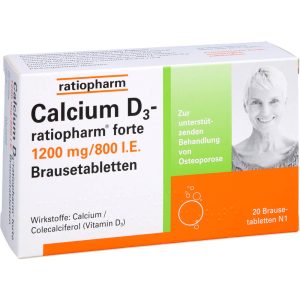 CALCIUM D3-ratiopharm forte Brausetabletten