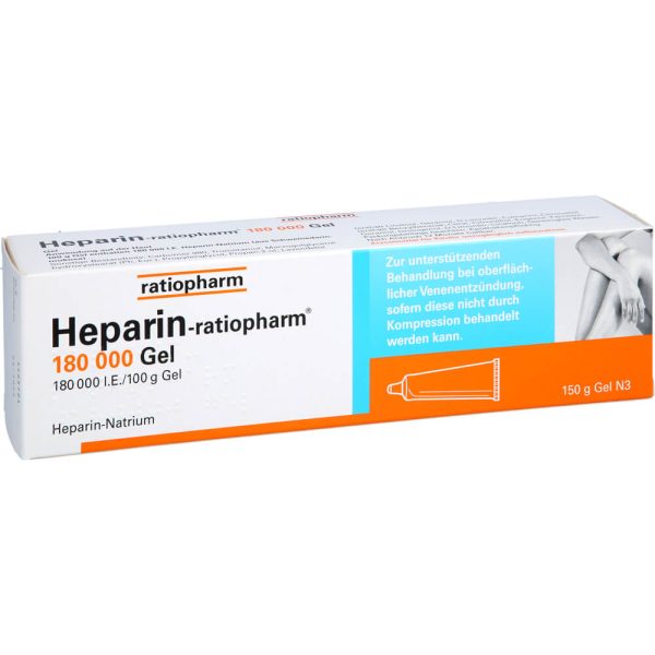 HEPARIN-RATIOPHARM 180.000 I.E. Gel