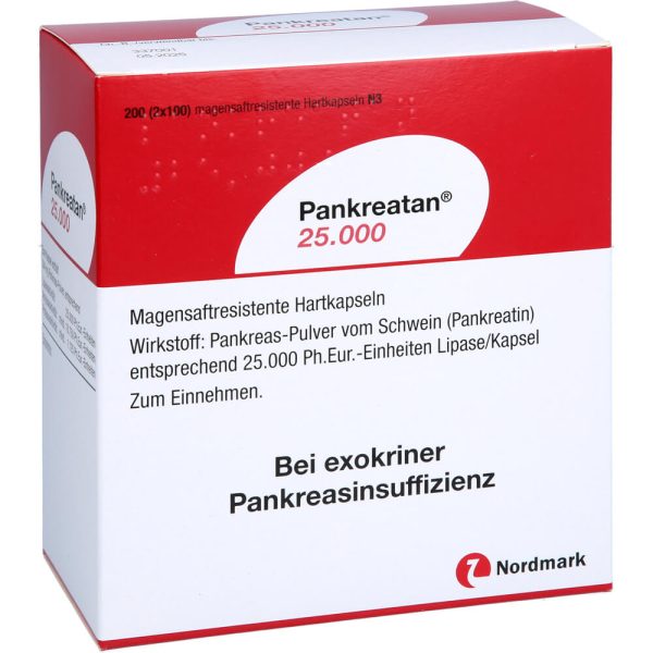 PANKREATAN 25.000 magensaftresistente Hartkapseln