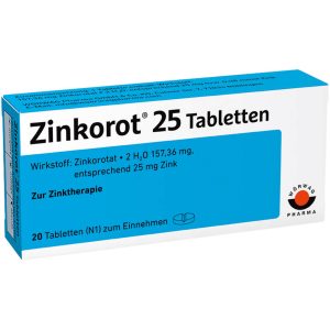 ZINKOROT 25 Tabletten