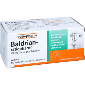 BALDRIAN-RATIOPHARM überzogene Tabletten